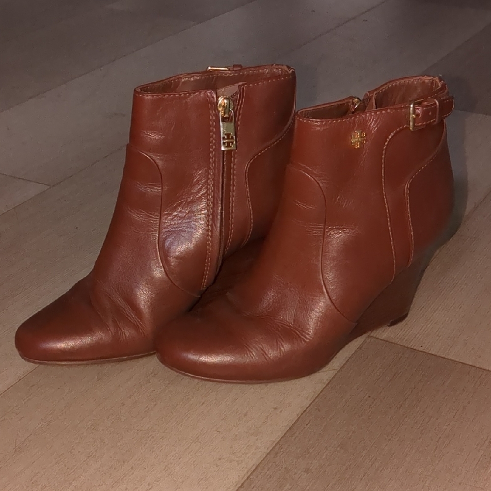 Brown Leather Ankle Boots